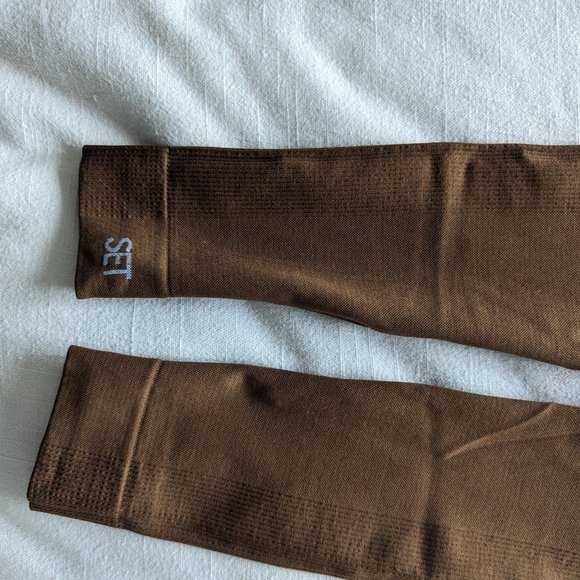 SET ACTIVE Brown Leggings - Picture 4 of 4